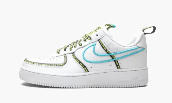 Air Force 1 Low Worldwide White Blue Fury Volt