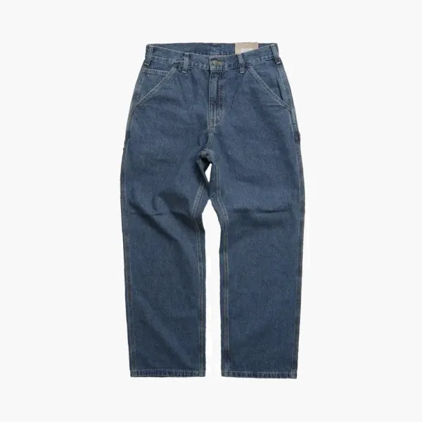 Carhartt Single Knee Carpenter Pants Blue Denim