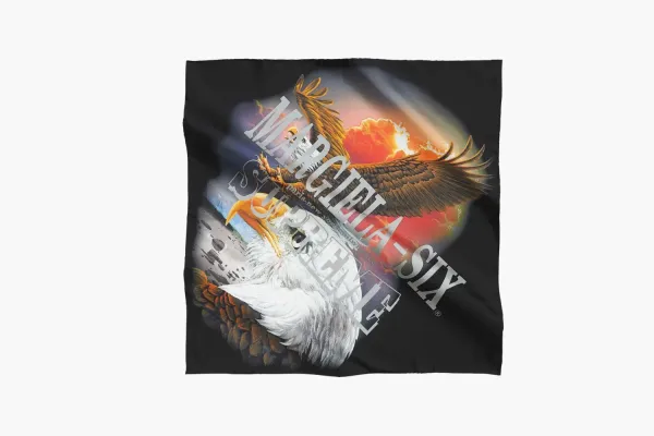 Supreme x MM6 Maison Margiela Eagle Silk Scarf Multicolor