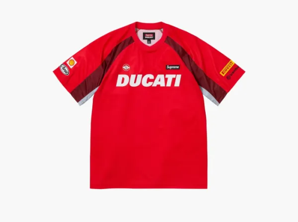 Supreme x Ducati Soccer Jersey Red