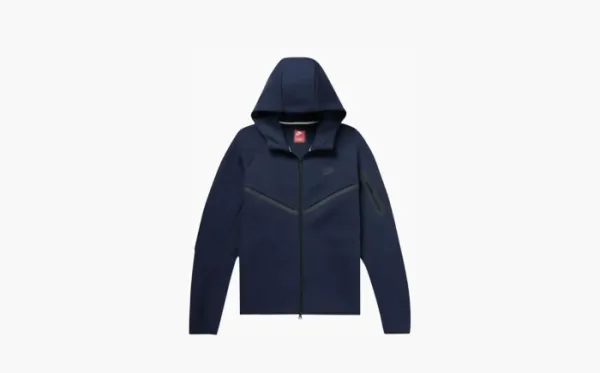 Nike Tech Full Zip Windrunner Hoodie Obsidian/Black