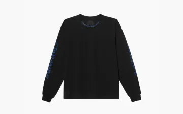 Chrome Hearts Neck-Logo Long-Sleeve Black