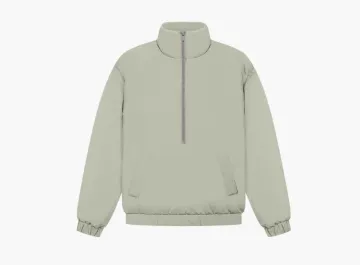 Fear of God Essentials Half-Zip Puffer Seafoam