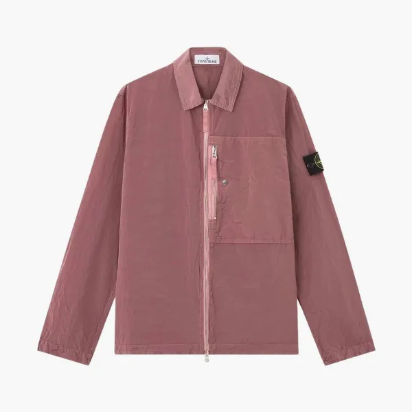 Stone Island Nylon Metal Econyl Overshirt Oleander