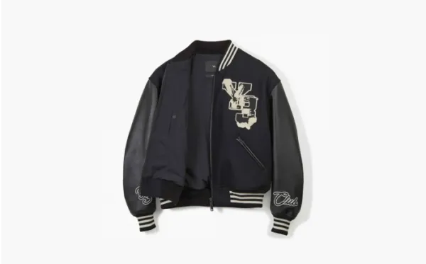 Adidas Y-3 Letterman Jacket Black