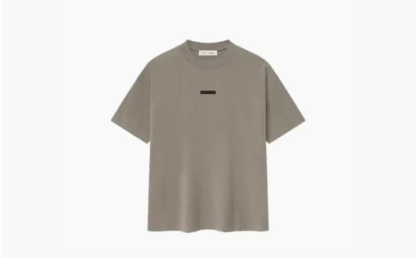 Fear of God ESSENTIALS Mens Classic Fit Tee Brown