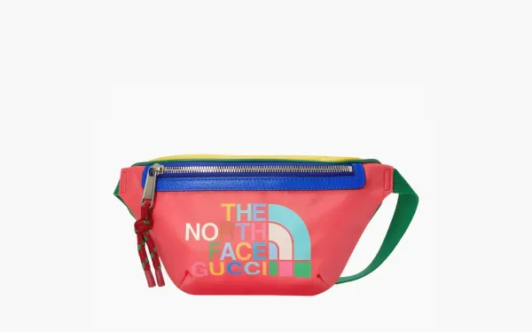 Gucci x The North Face Belt Bag Red Blue