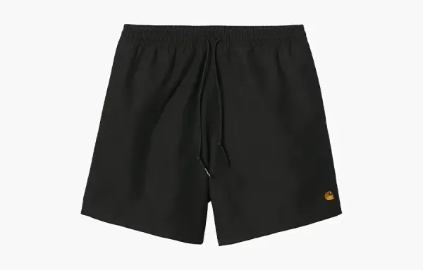 Carhartt WIP Chase Swim Shorts Black