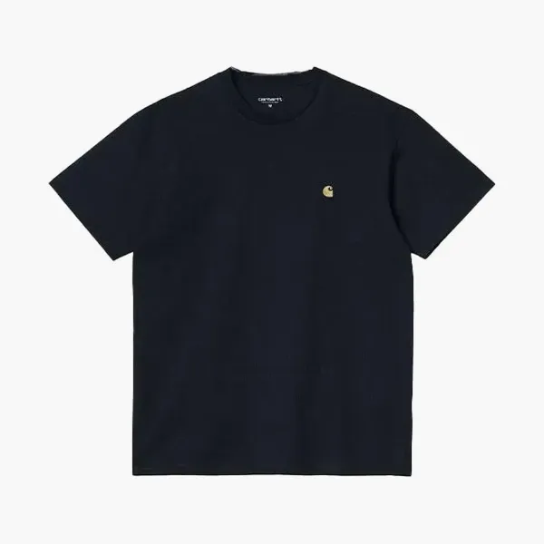 Carhartt WIP Chase Logo T-Shirt Navy