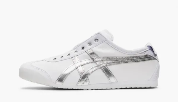 Asics Onitsuka Tiger Mexico 66 Slip-On White Pure Silver