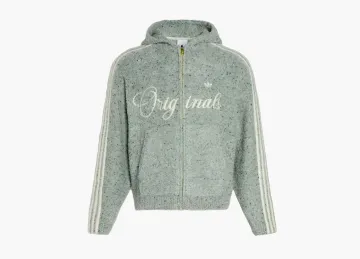 Adidas Originals Crafted Hoodie Jacket Linen Green