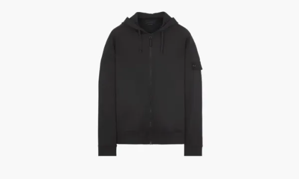 Stone Island Zip Zap Hooded Black