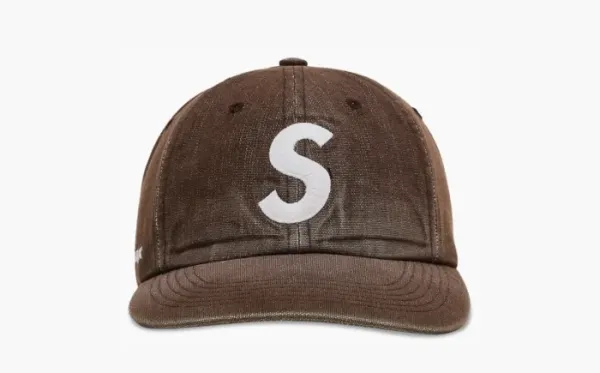 Supreme Cordura Denim S Logo 6-Panel Brown