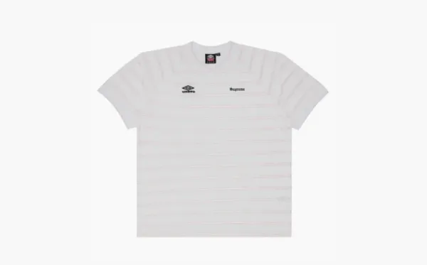 Supreme x Umbro Stripe Soccer Jersey White
