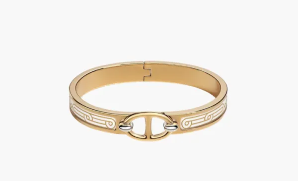 Mini Clic Chaine d'Ancre Hermès Sellier bracelet Gold