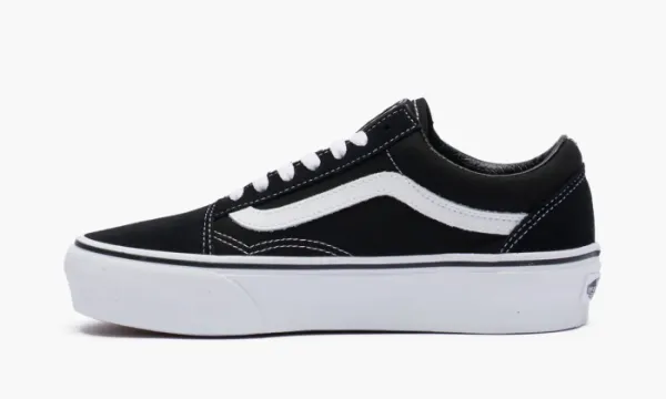 Vans Old Skool Platform Black White
