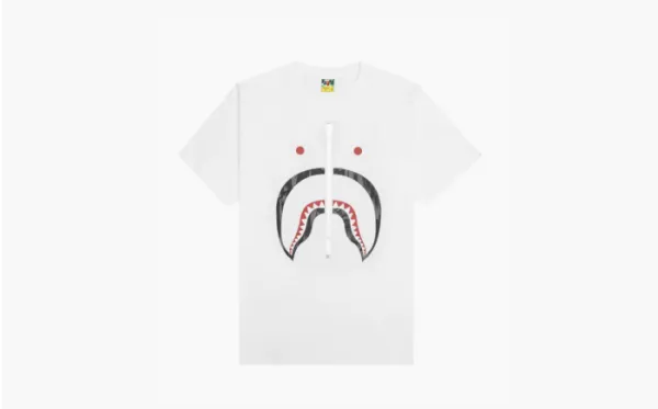 Bape Speed Racer Shark Tee White/Black