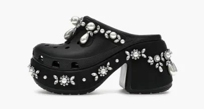 Crocs Siren Spiked Clog x Simone Rocha Black