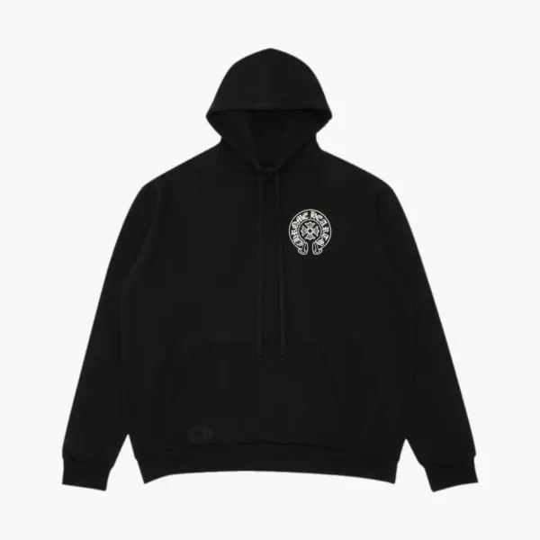 Chrome Hearts Horseshoe Logo Los Angeles Exclusive Hoodie Black