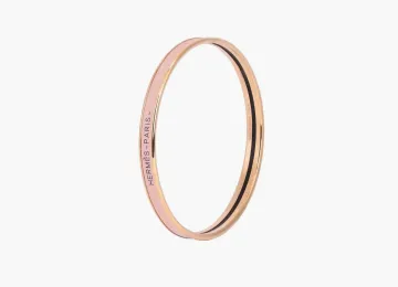 Hermes Glitter Bangle Pink 