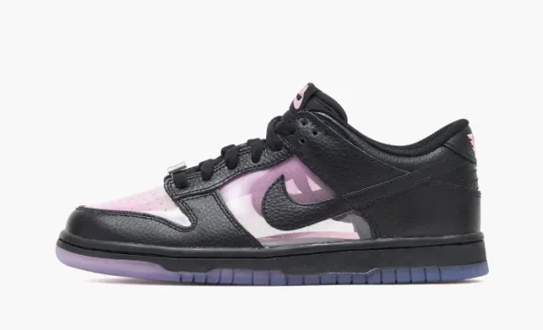 Nike Dunk Low WMNS Black Pink Rise