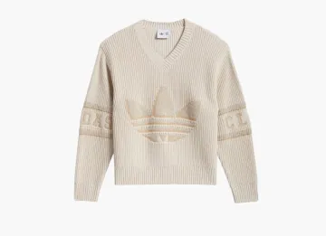 Adidas Originals x Clot Knit Sweater Warm Sandstone