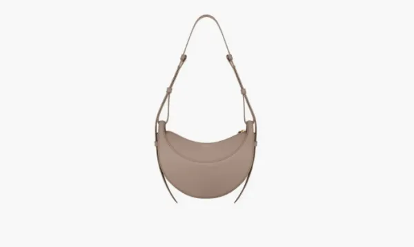 Polene Numero Dix Monochrome Taupe Textured Leather
