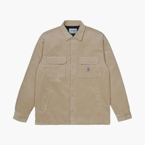 Carhartt WIP Corduroy Overshirt Beige