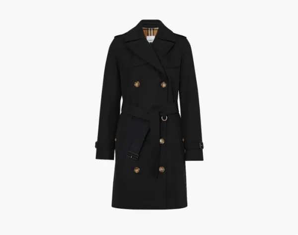 Burberry The Short Islington Trench Coat Black