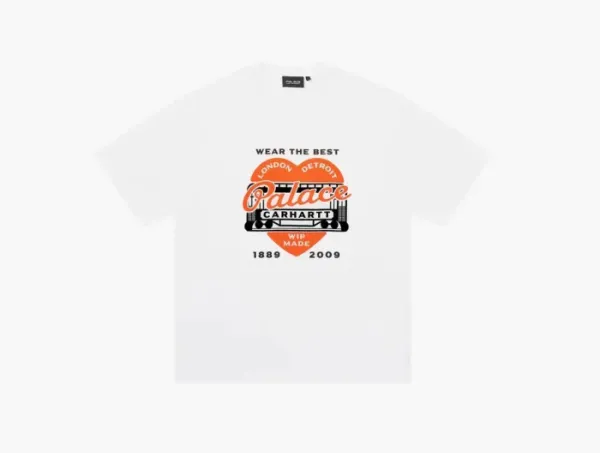 Palace x Carhartt WIP Heart T-Shirt White