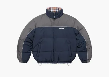 Supreme Reversible Puffer Jacket Navy