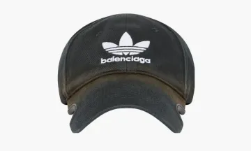 Balenciaga x Adidas Trefoil Logo Cap Black White