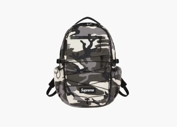 Supreme Logo Backpack (SS25) Snow Camo