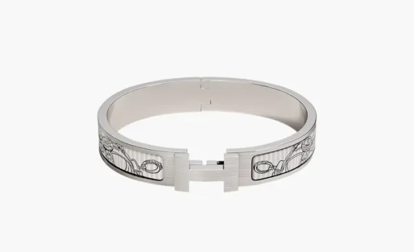 Hermès Clic HH Brides de Gala Eye Liner bracelet Silver