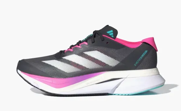 Adidas Adizero Boston 12 WMNS Grey Lucid Pink