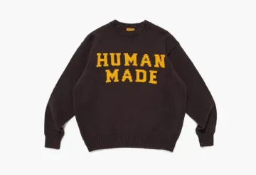 Human Made Polar Bear Crew Neck Knitted Jumper Сharcoal