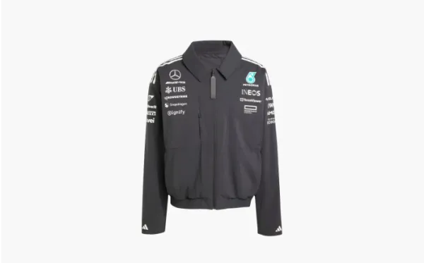 Adidas Mercedes‑AMG F1 2025 Team Jacket Black
