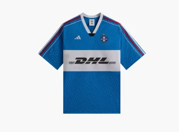 Kith x Adidas Football Dhl Express Jersey Blue Burst