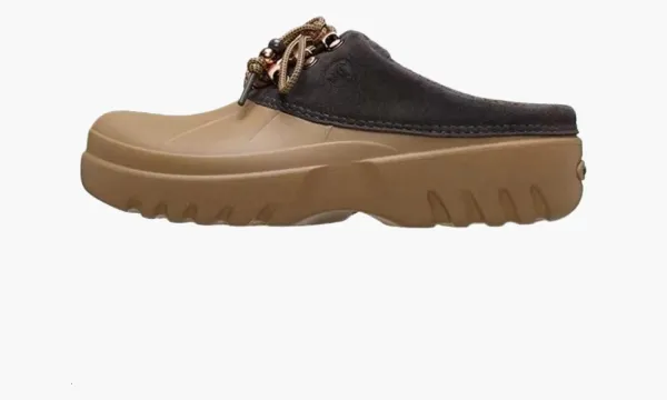 Crocs Axle Suede Mule Sepia Dark Cocoa