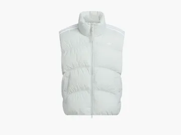 Adidas Originals Stand Collar Down Vest Grey