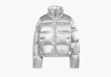 Adidas Originals Short Down Jacket Metallic Silver