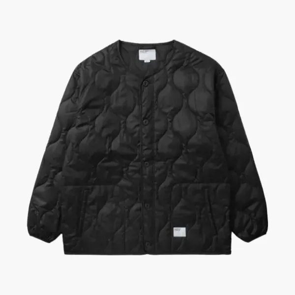 Carhartt WIP Quilted Liner Jacket Black Collarless