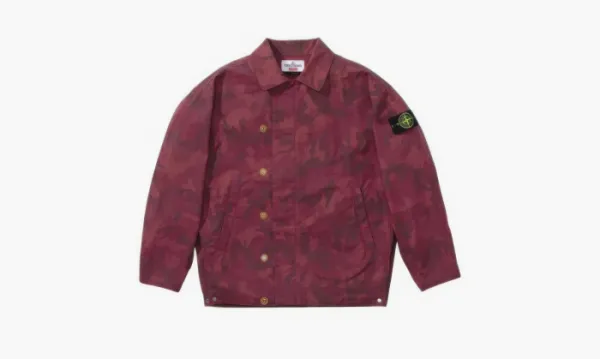 Supreme X Stone Island Jacket Burgundy
