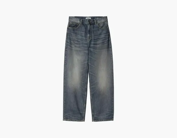 Carhartt WIP Brandon Wide Jeans Washed Blue
