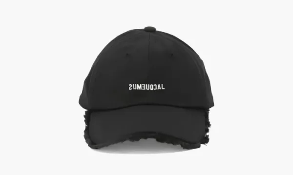 Jacquemus Cap Fur Black