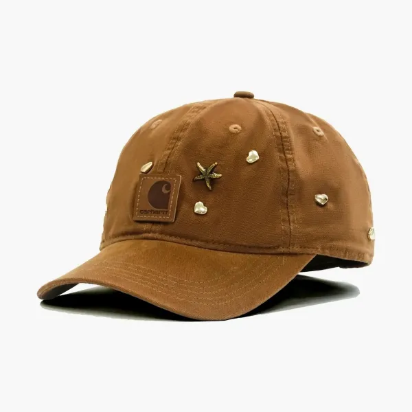 Carhartt Floral Embroidered Cap Brown