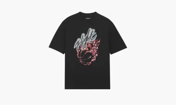 Travis Scott Cactus Jack X Air Jordan Tee Black