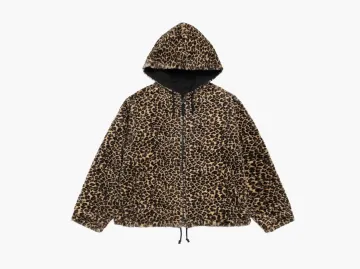 Stussy Reversible Hooded Jacket Leopard