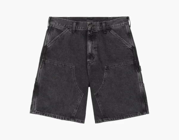 Carhartt WIP Double Knee Short Washed Black