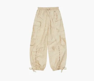 Acne Studios Pagino Baggy Cargo Trousers Oat Beige